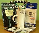Tea Lover's Gift Set, Wrapped in an Elegant Gift Box Are 1 Pouch (2 Oz) Ceylon Kenilworth Estate Orange Pekoe Loose Tea, 1 High Quality Ceremic Tea Mug, 1 Box Paper Tea Filter, 3 Assorted Tea Samplers, 4 Assorted Honey Straws.