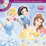 DISNEY PRINCESS 2010 WALL CALENDAR with BONUS DVD