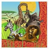 Madagascar 2 - Luncheon Napkins, 16 pc