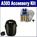 Fujifilm Finepix A303 Digital Camera Accessory Kit includes: SDC-22 Case, SB257 Charger