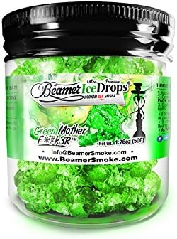 Green Mother F*#k3R 50G Ultra Premium Beamer Ice Drops ¨ Hookah Shisha Smoking Gel. Each bowl lasts 2-4 Hours! USA Made, Huge Clouds, Amazing Taste! Better Taste & Clouds than Tobacco! 2-3 bowls per Jar!