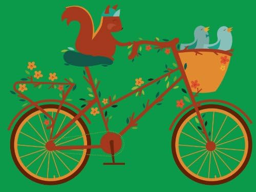 Clockwork Gears Women's Tree Cycle Cycling T-Shirt, Kelly Green, X-Large