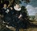 Acrylic Fridge Magnet Hals Frans Marriage Portrait of Isaac Massa en Beatrix van der Laen
