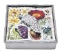Twig Napkin Box with Grape Weight & Cocktail Napkins by Caspari