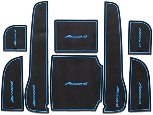 Car Interior Door Slot Pad Cup cushion Automotive decoration part Rubber Non-Slip Mats Suitable for Honda (Honda-Accord 08)