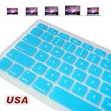New blue keyboard cover skin for  Apple Macbook laptop 13" 15" 17" ?US Version keyboard only)