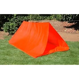 2-Person Emergency Tube Tent with Rope (Set of 5) by 
