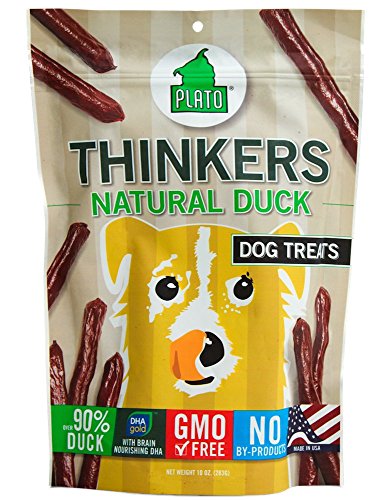 Plato Pet Treats Thinkers Duck 10oz