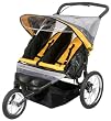 InStep Run Around 2 Double Jogging Stroller (Gold/Dk Gray/Lt Gray)