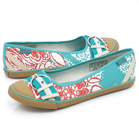 Sugar Smoking Cat Shangri La Flats Turquoise (Blue) from Sugar