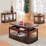 51SeKJR47kL. SL160  Wildon Home 700248Series Benicia Coffee Table with Lift Top in Dark Wood