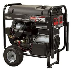 Coleman Powermate 12000 Watt Subaru Powered Portable Generator #PMC601200 by Coleman