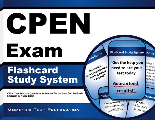 cpen exam flashcard study system cpen test practice questions  review for the certified pediatric emergency