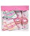 Baby Phat "Feet Chic" Socks 4-Pack Gift Box (Sizes 0M - 12M) - pink, one size
