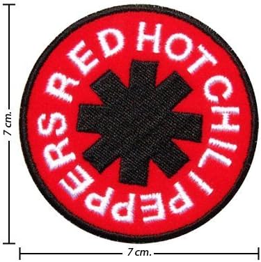3pcs Red Hot Chili Peppers Rock Music Band Logo I Embroidered Iron on Patches