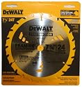 DeWalt DW3578 Series 20 7-1/4-Inch 24 Tooth ATB Thin Kerf Framing Saw Blade with 5/8-Inch and Diamond Knockout Arbor