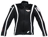 Joe Rocket Kawasaki Blaze Ladies Textile Motorcycle Jacket Black/White L