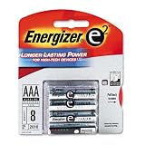 e2 Titanium Technology Batteries, AAA, 8/pack