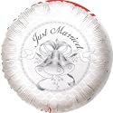 Just Married Wedding Helium Balloon