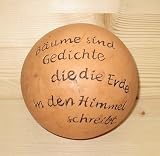 Eigenschaften Haus und Gärtchen  / Gartenkugel mit Spruch 