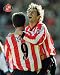 Niall Quinn & Julio Arca 10x8 Celebration Photograph Sunderland Football Club