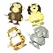 2" Assorted Walking Animals Pack 12
