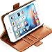 iPhone 6S Plus Case,iPhone 6 Plus Case,CASELAND Flip Wallet Case [Premium PU Leather][Stand][Card Slots] with Detachable Case for Apple iPhone 6S Plus and iPhone 6 Plus - 5.5,Brown