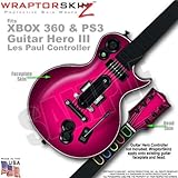 Colorburst Hot Pink WraptorSkinz Skin fits XBOX 360 & PS3 Guitar Hero III Les Paul Controller (GUITA