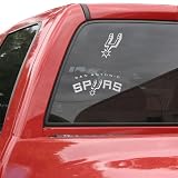 NBA San Antonio Spurs White 4'' x 17'' Ultra Decal Sheet