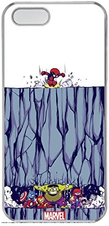 iPhone 5 Case, iPhone 5S Cases - Crystal Clear Slim Hard Case for iPhone 5/5S Baby Spiderman Angry Highly Protective Clear Hard Bumper Case for iPhone 5/5S