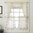 Rosemary Floral Kitchen Tier Curtain
