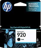 HP 920 Black  Ink Cartridge in Retail Packaging (CD971AN#140)