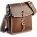 Farmhood Messenger M60712 aus naturbelassenem Leder Umhaengetasche Schultertasche braun