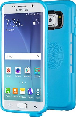 Goze Slim Scratch-Proof Sound Amplifying Design Case for Samsung Galaxy Edge - Light Blue