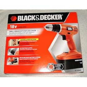 Black and Decker 18 Volt Cordless Drill Driver GC180WD by Black & Decker