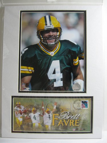 Photo File Brett Favre Green Bay Packer Matted 12x16