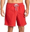 Nautica Men's Solid Nylon Swim Trunk