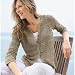 Eddie Bauer(エディー・バウアー) スプリットネッククロシェカーディガンセーター