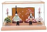 一秀 作 ひな人形 木目込 雛人形 親王飾 桃山雛 1号 ケース入