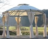 Eigenschaften VIA NOVA  / KALIFORNIA Pavillon 350 cm, Doppeldach, Baldachin + Seitenteile