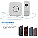 Wireless Doorbell, PAPAYAY Waterproof Wireless DoorBell Kit Plug-in Push Button with LED Indicator Over 50 Chimes for Outdoor/Indoor Use, White
