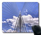 Personalized Custom Gaming Mouse Pad Oblong Shaped Bridge In Kuala Lumpur Design Natural Eco Rubber Durable Computer Desk Stationery Accessories Mouse Pads For Gift