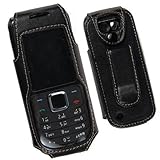 Technocel Fitted Leather Case for Nokia 1680 - Black