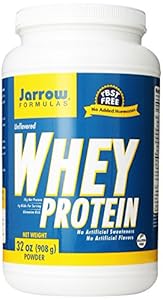 Jarrow Formulas Whey Protein, Supports Muscle Development, Unflavored, 2 Pounds