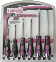 The Original Pink Box PB6SD Screwdriver Set, 6-Piece