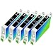 High Quality Remanufactured Epson T060 Black Printer Ink Cartridge 5-Pack T06...