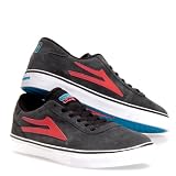 Lakai Manchester Select SMU Charcoal Suede Shoe (UK9)