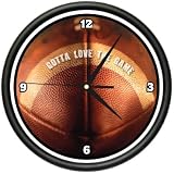 FOOTBALL ~Wall Clock~ pads gloves helmet team fan gift