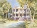 Bay Mansion by Barbara Shipman Art Print Poster - FRAMED