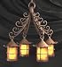 Jester Chandelier 4 Lantern